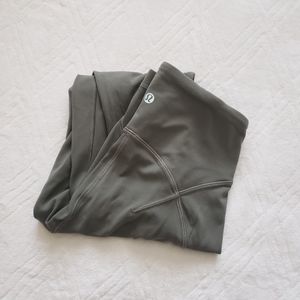 Lululemon Get Centered High Rise Legging in Grey Sage